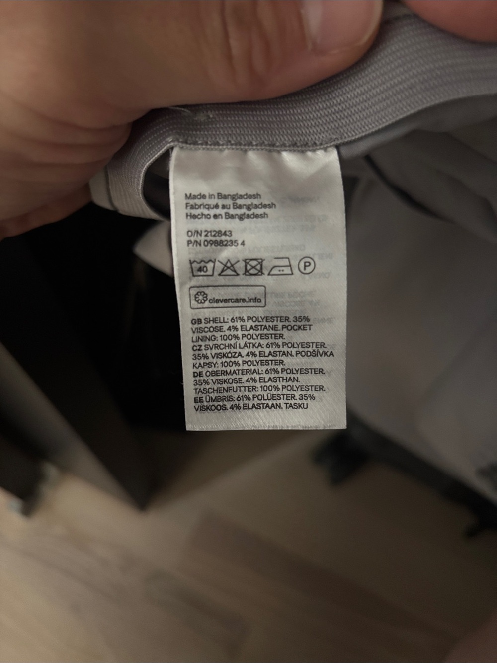 H&M Light Gray Women's Single-Button pantsuit - Picture 10 of 10